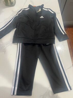 New with Tags- Adidas track suit kids 2T